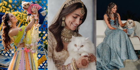 Cutesy Captures Of Brides With Their Pets That'll Make You Go Aww!