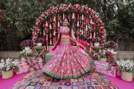 Elegant Gurgaon Wedding With A Breathtaking Mehendi Function