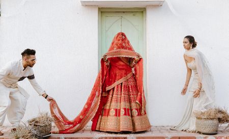 GORG Wedding Of A Stylist Who Nailed The 'Red Sabya' Bridal Look