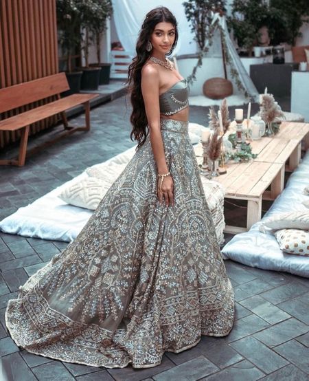 Brides Who Wore Grey Lehengas We Absolutely Loved!