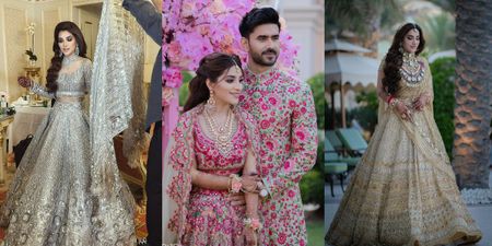 Dazzling Dubai Wedding With Super Glam Outfits & A Very Regal Vibe!