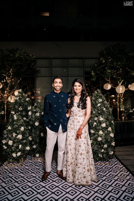 Delightful Delhi Wedding With The Bride In An Engagement Jumpsuit