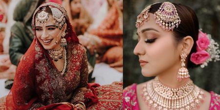 Normalise Wearing Mang Tikkas And Passas Together Just How These Brides Did!