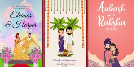 30+ Exquisite And Personalised Video Wedding Invites Under 2.5K!