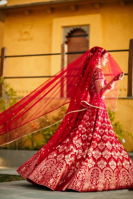 Dreamy Udaipur Wedding With A Red Regal Bride