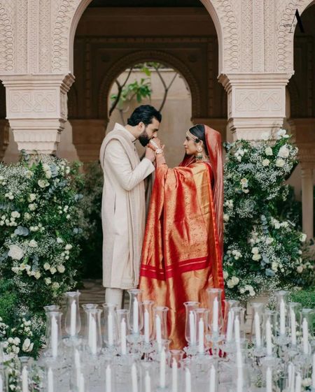 Where To Get The Quintessential Red Banarasi Bridal Saree
