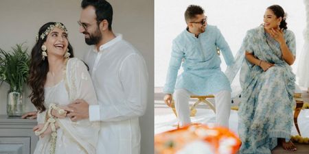 Couples Who Ditched The Traditional Yellow Ensemble For Haldi