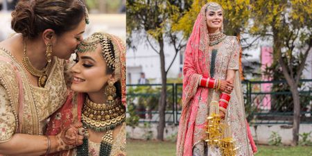 Pretty Chandigarh Wedding With A Bride Who Wore Her Mother's Bridal Dupatta