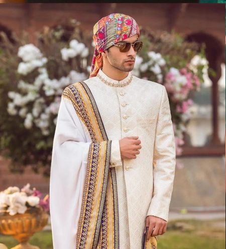 Multi-Coloured Bandhani Safas On Grooms Are A Thing And We Are Loving It!