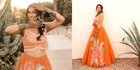 Charming Outdoor Wedding With The Most Stunning Mehendi Look