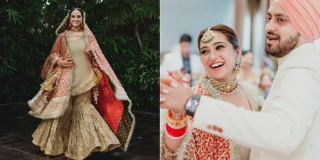 A Stageless Delhi Wedding With A Bride Who Rocked A Gorgeous Gharara
