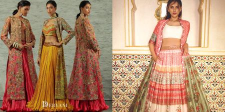 Lehengas with Jackets that We are Crushing On!