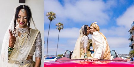 Rooftop Telugu Wedding With A Gorgeous Bride In Gold!