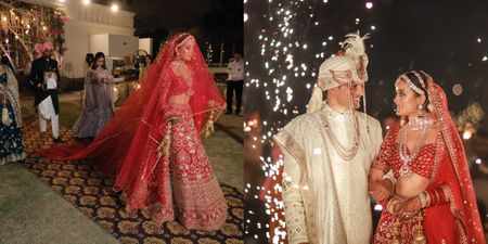 Charming Destination Wedding In Rajasthan With A Dramatic Bridal Entry