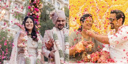 Quirky Delhi Wedding With A Bride Who Wore Sneakers For Her Pheras