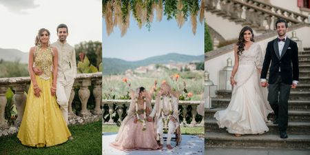 Picturesque Wedding With Tuscan Views & A Pizza Party!