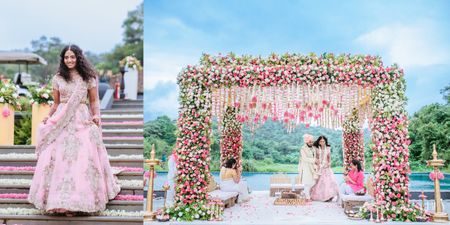 Scenic Wedding In The Hills With Just 12 People & Progressive Rituals