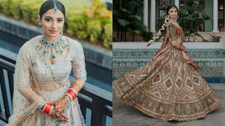 25+ Chandni Chowk Lehengas On Real Brides We Are Loving!