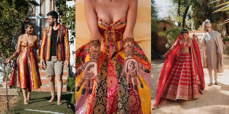 A Spanish Villa Wedding With Very Offbeat Mehendi Outfits