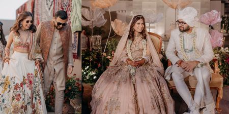 Offbeat Jaipur Wedding With Drop Dead Gorgeous Outfits