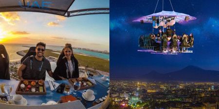 Dining In The Sky- A Unique Honeymoon Experience In Dubai!
