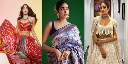 Ethnic Outfits Worth Stealing from Janhvi Kapoor's Wardrobe!