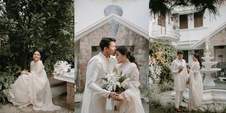 A Beautifully Bare Elopement Wedding Which Was A Vision In White!