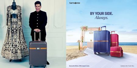 Unveiling Bridal Wanderlust: Samsonite x Manish Malhotra Trousseau Luggage Collection!