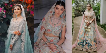 Artic Blue Lehengas That We Gave Our Hearts To!