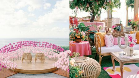 Pinwheels To Batik Prints, This Wedding In Bali Was All Things Old-School Yet Picturesque!