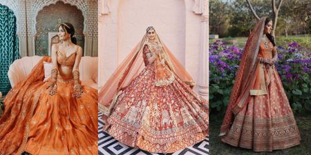 Orange Bridal Outfits: 35+ Gorgeous Ones We Spotted!