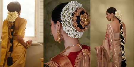Graceful Gajra Hairstyles That We Loved For Brides!