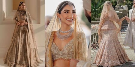 15+ Different Shades Of Gold We Spotted In Bridal Outfits!