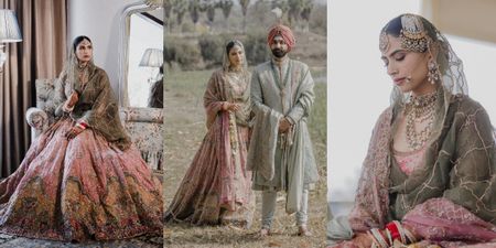 Beautifully Rustic Anand Karaj Of A Couple Who Met At A Wedding Shoot