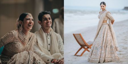 Dreamy Destination Wedding With A Bride Who Self-Designed A Pichwai Lehenga