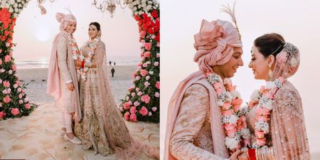 Lovely Goa Wedding By The Beach Adorned In Pastel Hues