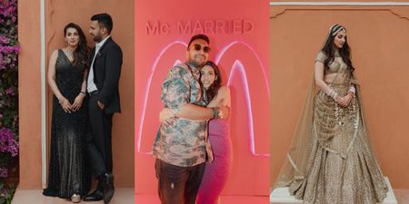 Gorgeous Jaipur Wedding Buzzing With Unique Style & Ideas- Including A McDonald's After Party!