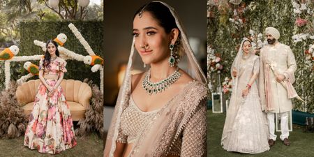 Beautiful Anand Karaj Drenched In Subtle Hues & Whimsical Decor