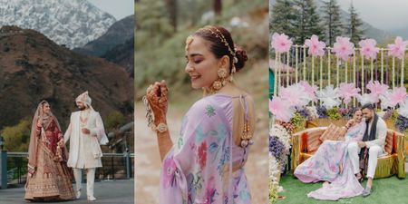 Scenic Dharamshala Wedding With A Beautiful Backdrop Of The Hills