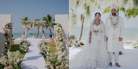 Destination Wedding In Thailand With A Dreamy, All-White Aesthetic