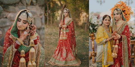 This Bride Rewore Her Mom's Bridal Lehenga For Her Pretty Chandigarh Wedding!