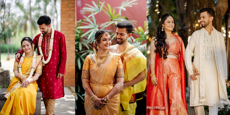 Sustainable Bangalore Wedding With A Love Story Written In Tarot Cards!