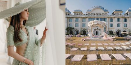 An Origami Mandap: This Bride Chose To Be Conscious Yet Minimal With Her Decor!