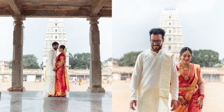 Beautiful Telugu-Gujju Wedding At An Ancient 1000 Year Old Temple