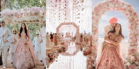 Enchanting Beachside Wedding In A Soft, Pastel Paradise