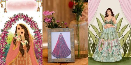 #Trending: Bridal Illustrations Are Stealing the Spotlight In Wedding Décor!