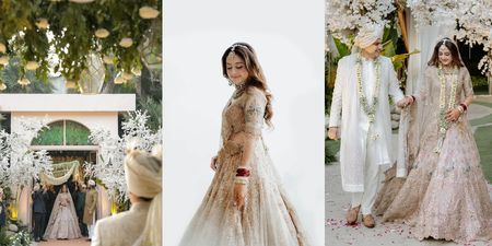 Sundowner Delhi Wedding Drenched In Delicate Pastels