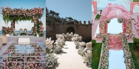 20+ Incredible Entry Walkways Into Your Wedding!