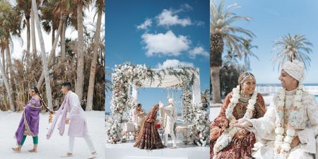 This Beach Wedding In Florida Was All Sass, Sunshine & Serious Style!