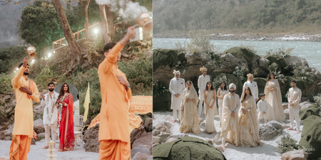 This Couple Tied The Knot By The Ganges, Followed By A Serene Ganga Aarti